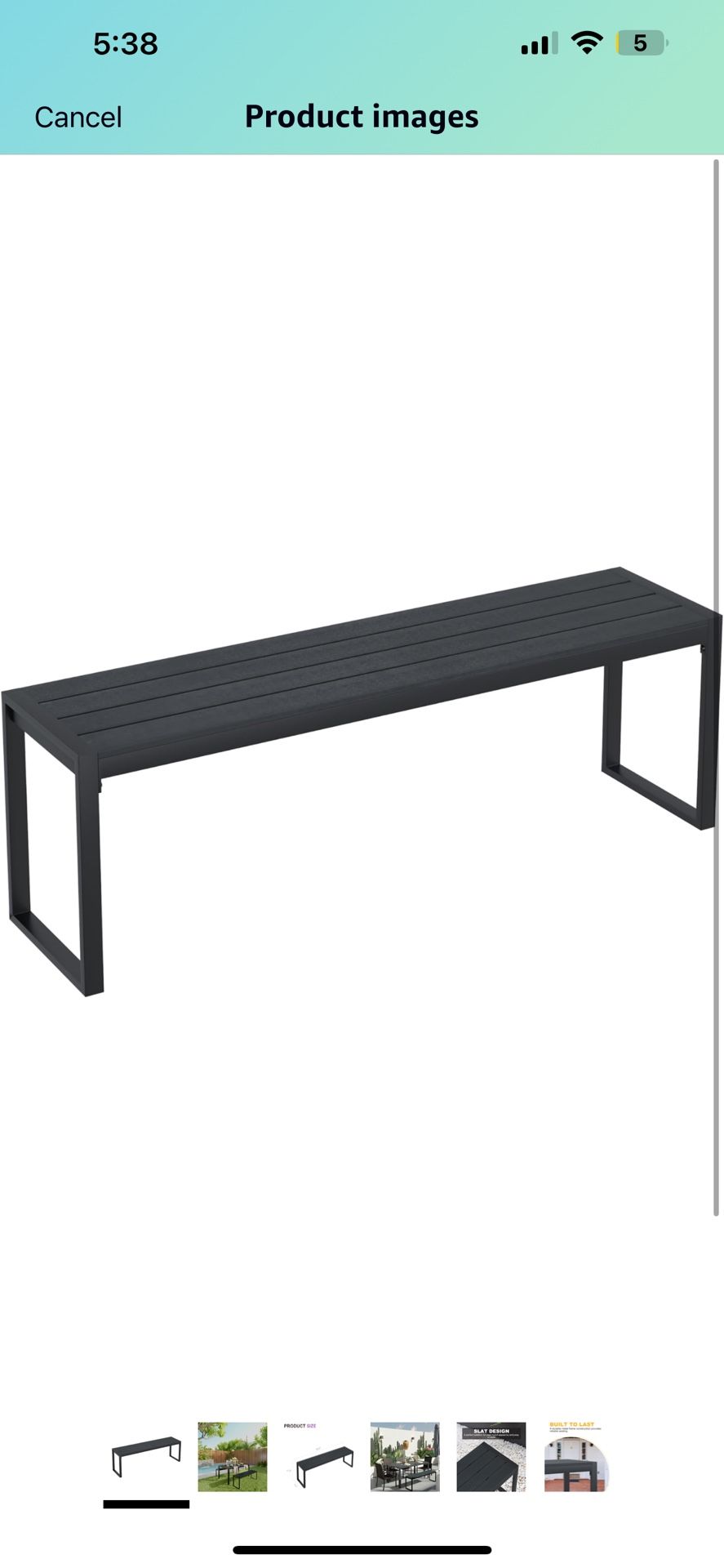 Set Of 2 Outdoor Benches.