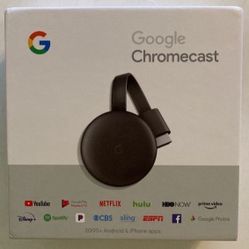 Google Chromecast 3rd Gen Like New