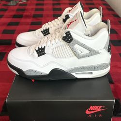 Air Jordan 4 Retro White Cement Size 9 