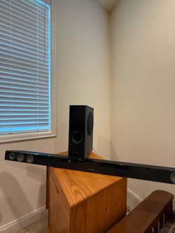 Sharp HT-SB60 2.1 Channel Soundbar + Wireless Subwoofer – Great Sound for Big TVs!