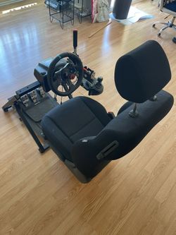 Driving force racing wheel set for sale with handbrake