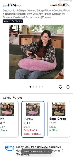 Reading & Gaming Support Pillow