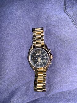 Michael Kors Watch - MK5739 Ladies Blair Gold Plated Chronograph Watch in fair condition