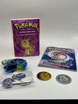Original Pokémon Base Set Deck Box with Accessories