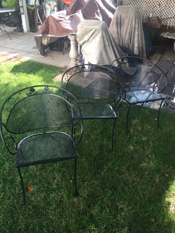 Wrought Iron Lawn Furniture