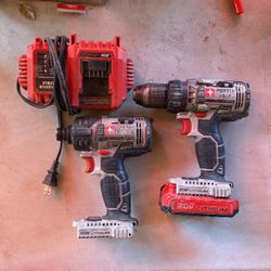 Porter Cable Drills With Charger And 1 Battery