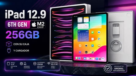 iPad 12.9 6th 256GB M2 Chip (WIFI)