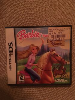 Nintendo ds Barbie horse adventures