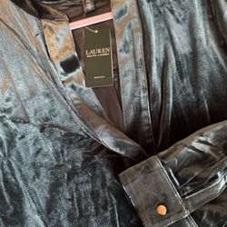 NWT Ralph Lauren Velvet Green Women’s Size 2X  