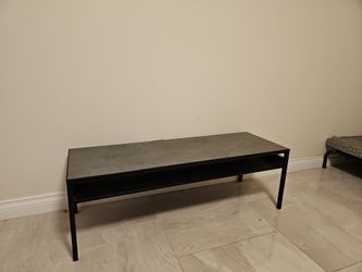 Ikea sleek side metal table