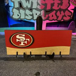 SF Niners Logo Key Holder