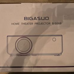 BIGASUO Home Theater Projector (Model B-506B)