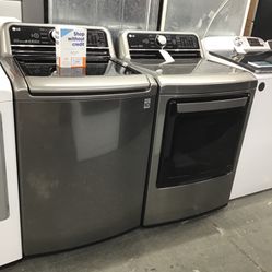 New Scratch And Dent LG Washer And Dryer Set. 1 year Warranty 
