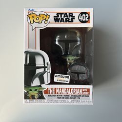 The Mandalorian With Grogu 402 Funko Pop And Pin