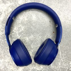 Beats By Dre Solo Pro On Ear Wireless Headphones Head Phone Dark Blue Audio Blue Tooth BT Sound Quality Foldable Adaptive Noise Cancelling
