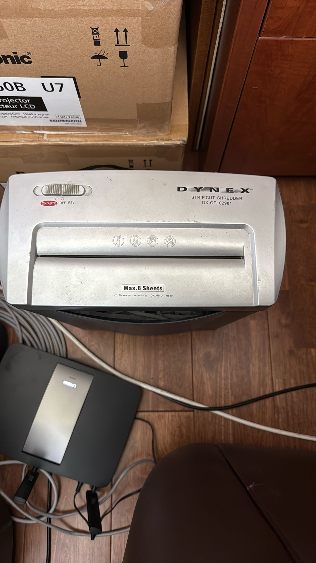 Dynex Strip cut Paper Shredder.