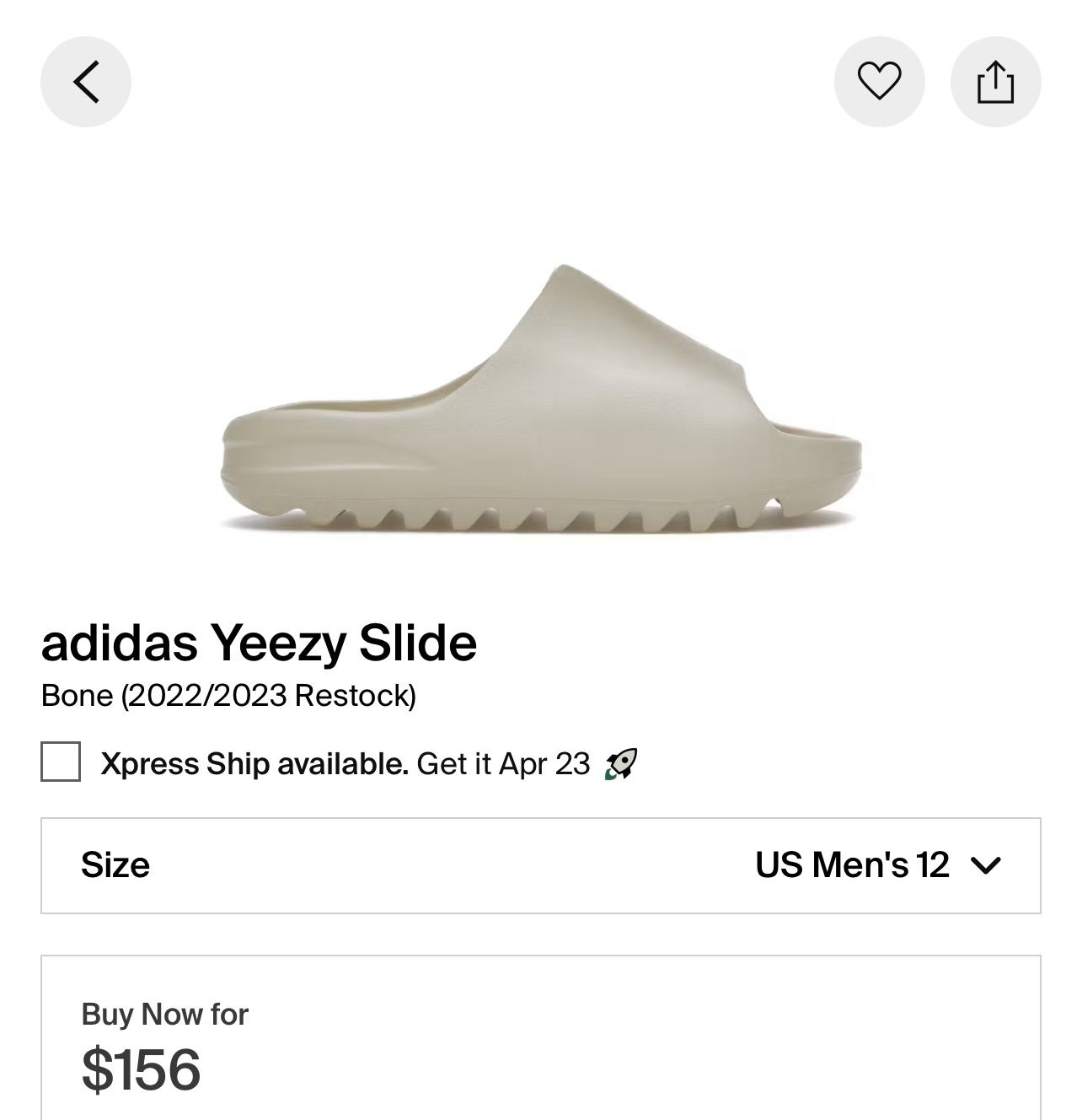 Size 12 Yeezy Slides