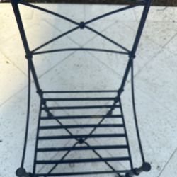 Outdoor Dining Set – Iron Table + 4 Chairs 