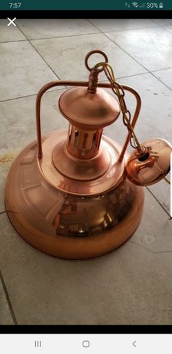 Cooper pendant lighting