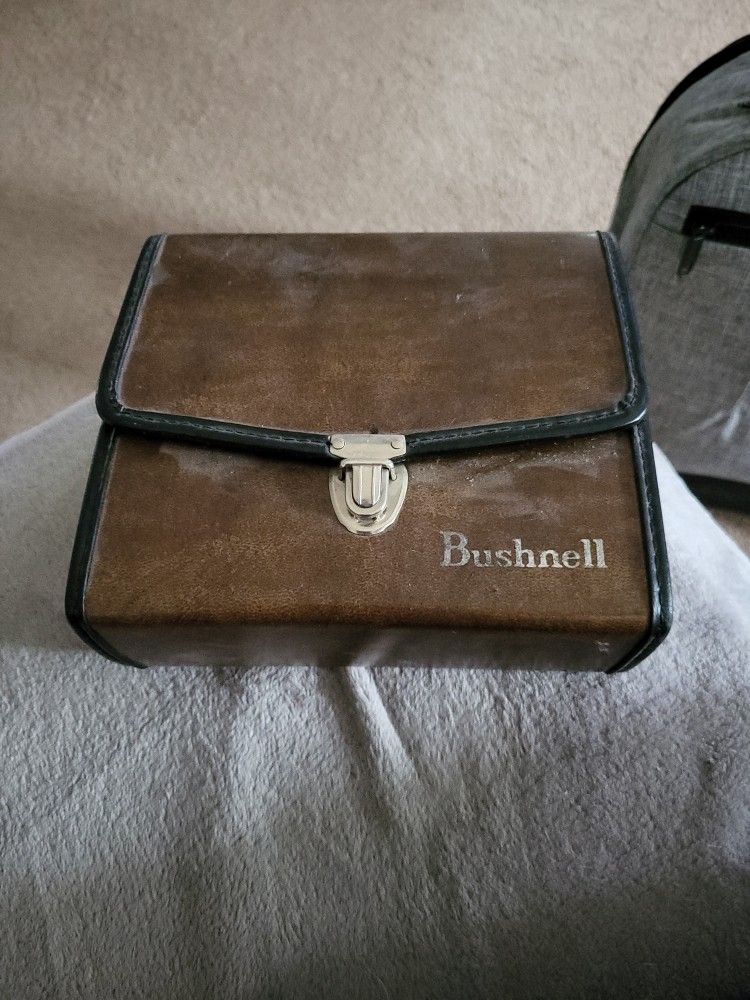 Bushnell Binoculars With Leather Case