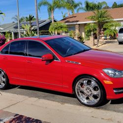 Mercedes Benz C250, Low Miles, Clean Title, Smogged, 20"rims, Runs And Drives Great 