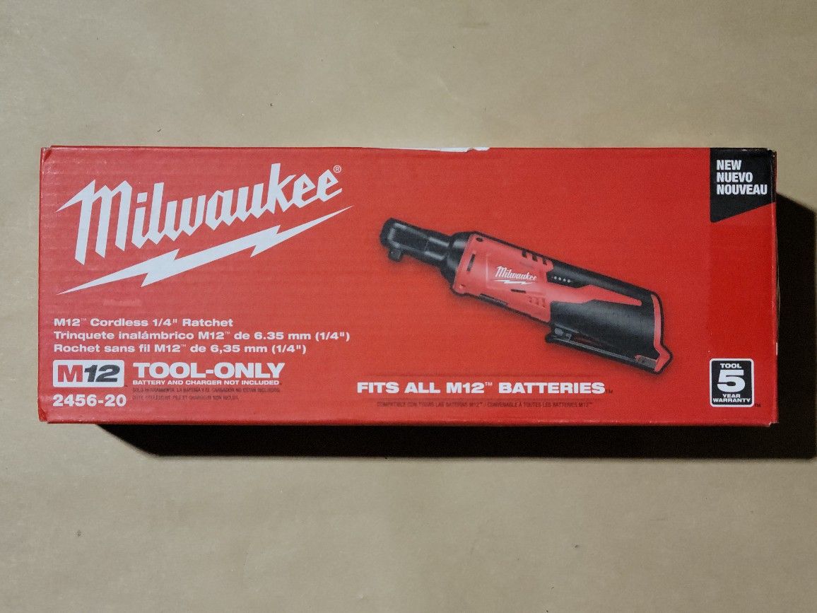 Milwaukee M12 1/4 RATCHET