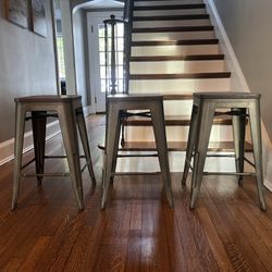 3 Counter Height Barstools 