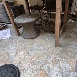 Pottery Barn Table And 2 Chairs