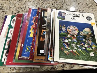 Lot of Plastic Canvas Patterns