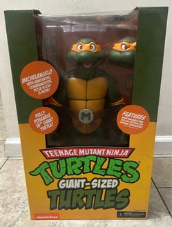 Neca 18” Michelangelo figure Teenage Mutant Ninja Turtles