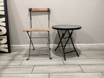 Table and chair