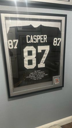 Signed and Framed Raider Jersey