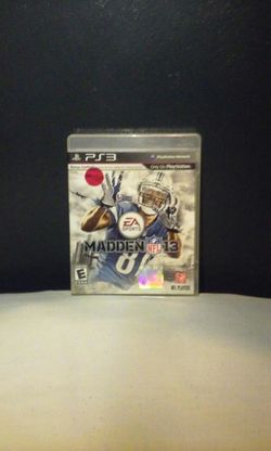 MADDEN NFL 13 PS3