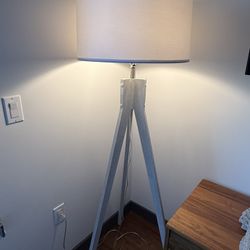 White Tripod Floor Lamp