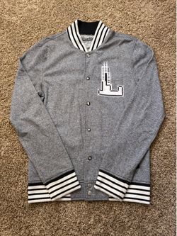 Brooklyn Cloth Lollapaooza Chicago Varsity Snap Button Jacket Mens Size Small