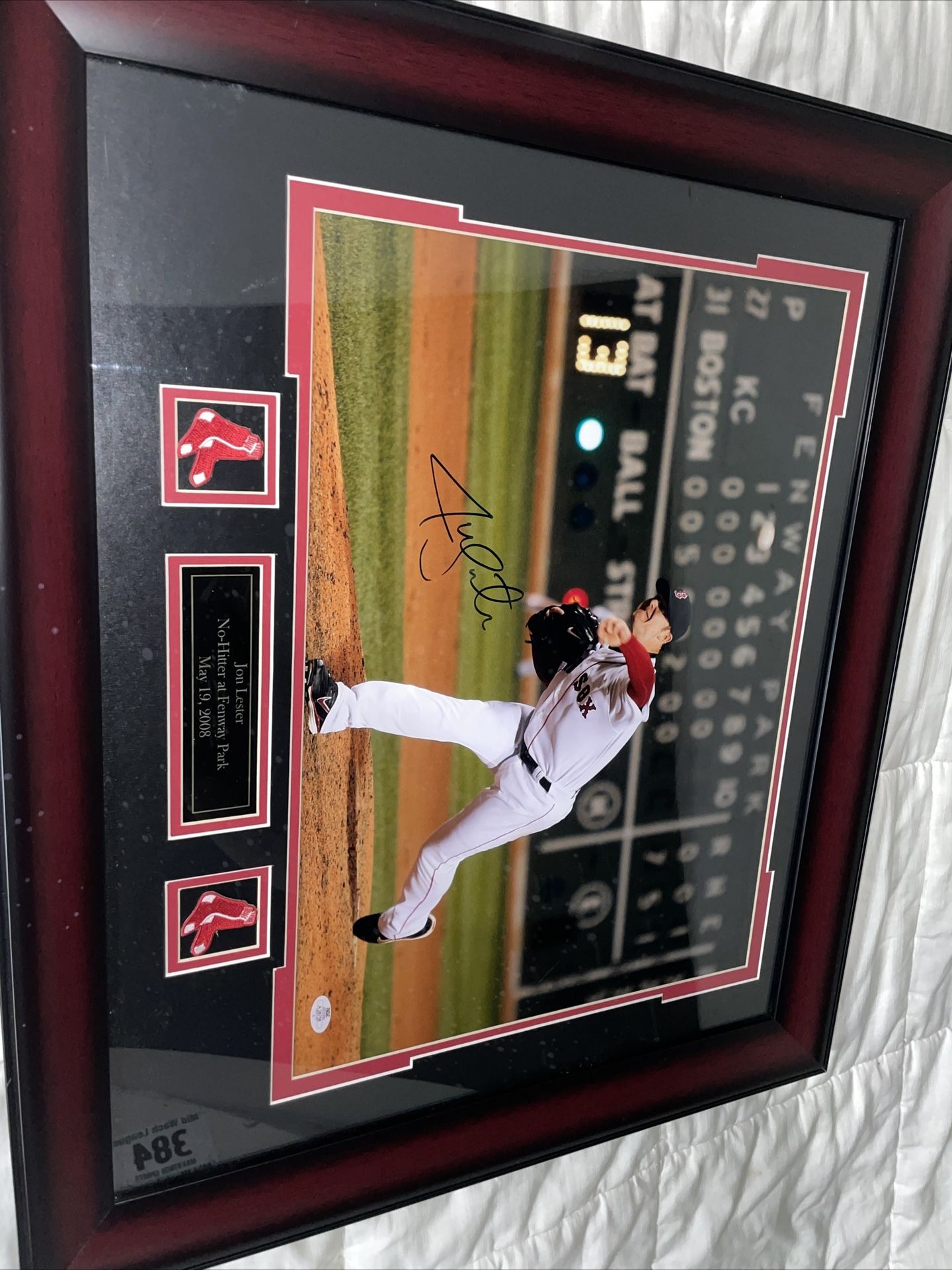 Jon Lester 16x20 “No Hitter at Fenway Park” Photograph