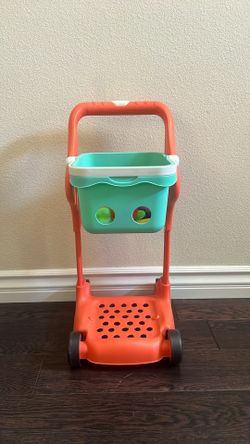 Kids Market Cart With Food