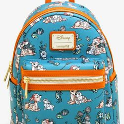 Loungefly Disney Bambi Forest Floral Mini Backpack