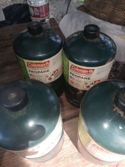 Coleman propane bottles