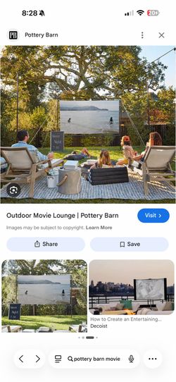 Outdoor Movie Screen
