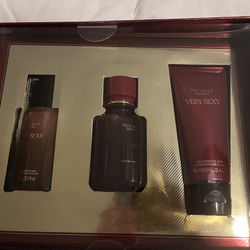 New In Box Victoria’s Secret Very Sexy Perfume Set  50 Ml 3 Piece Set 