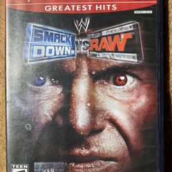 WWE SmackDown vs. Raw PS2 (Sony PlayStation 2, 2004) Complete & Tested!