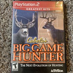 Cabela's Big Game Hunter Greatest Hits  Playstation 2 PS2 No Manual and Tested