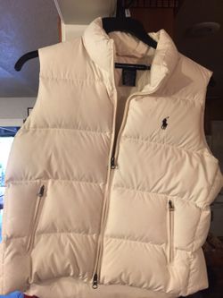 Womans polo puffer vest jacket .. new