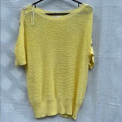 Cleo Short Sleeve Knit Sweater
