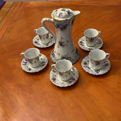Vintage China Chocolate Set