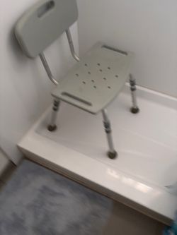 Adjustable Shower Chair with Back