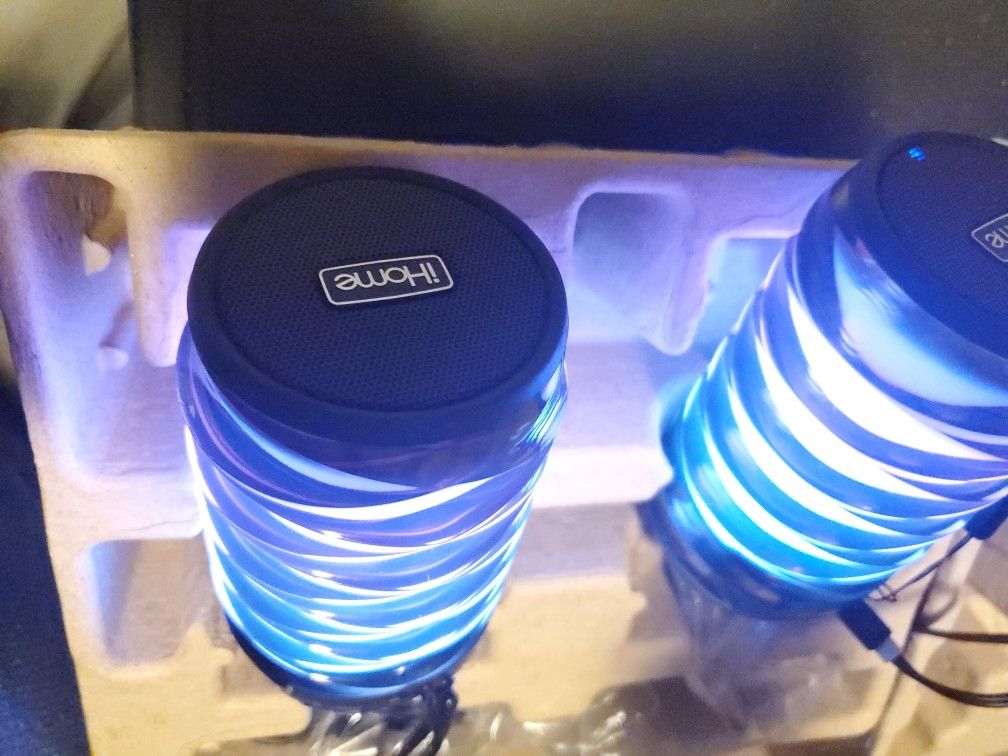 iHome Color Changing Portable Rechargeable Bluetooth Speaker