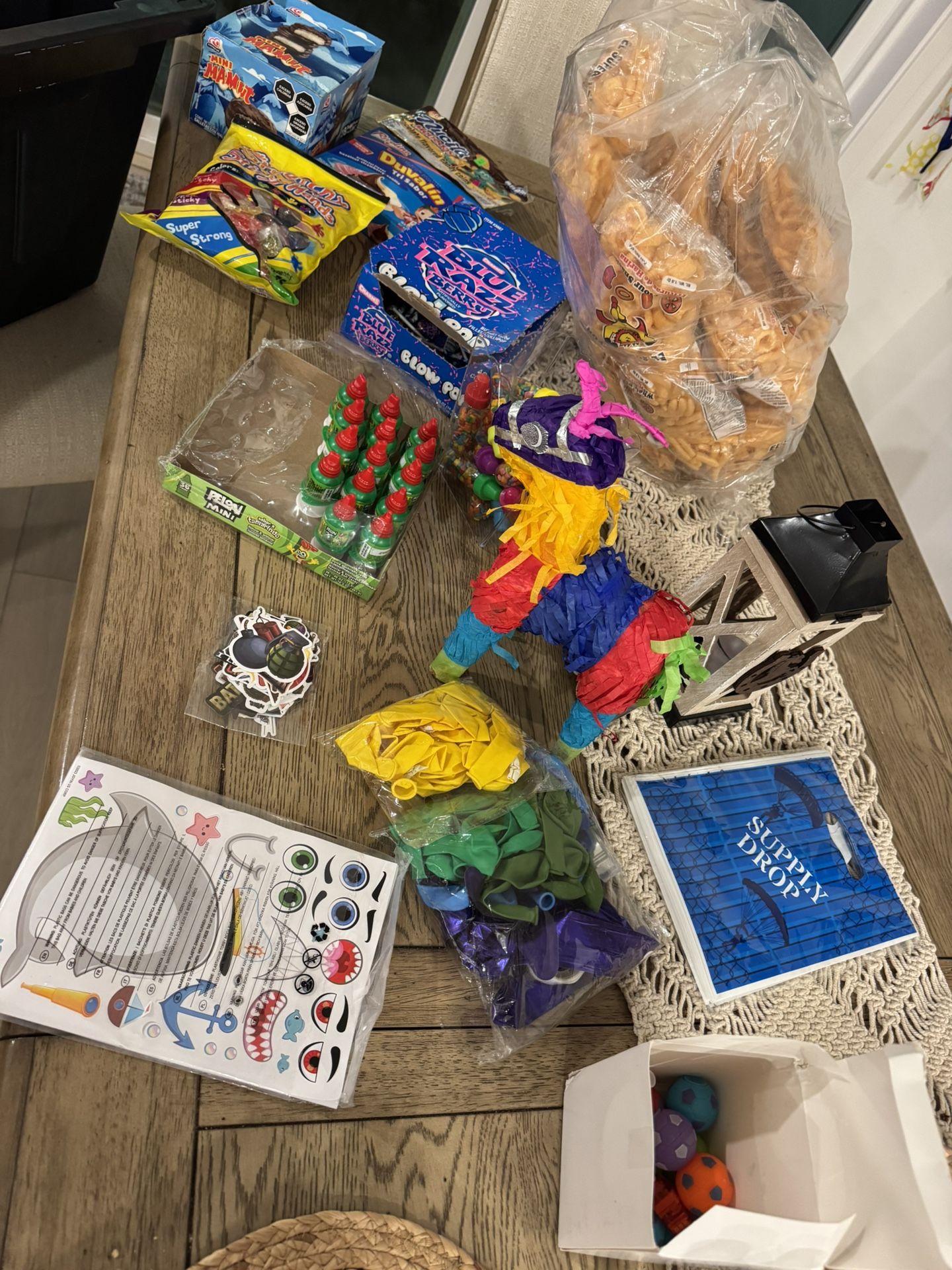 Fortnite Theme Party Leftover Supplies