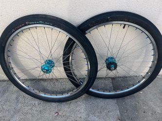 Bike wheel set rims